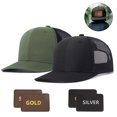 thumbnail image 1 of DIY Gorras de Camionero Ajustables Negra y Oliva Oscuro con Pegatinas Autoadhesivas, 1 of 8