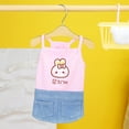 thumbnail image 4 of Visland Dog Dress Cartoon Pattern Double Pockets Letter Print Patchwork Puppy Party Dress Spring Summer Sling Denim Dog Skirt for Small Dogs, 4 of 8