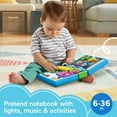 thumbnail image 3 of Fisher-Price Laugh & Learn 123 Schoolbook Electronic Learning Toy for Infants & Toddlers, 3 of 7