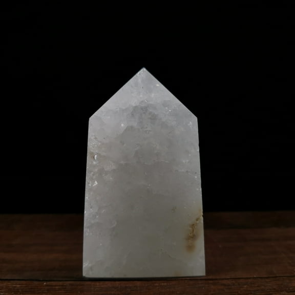 agate geode Crystal Towers ~ Natural Healing Crystal Point Obelisk for Reiki Healing and Crystal Grid 0.17kg