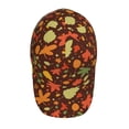 thumbnail image 4 of Disketp Autumn Leaves Print Baseball Caps For Outdoor Sports Fashion Casual Outdoor Caps Men Women, 4 of 9