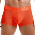 thumbnail image 2 of Kopltyrfg Mens Boxer Shorts Spandex Soft Mens Underwear Trunks Short For Male Orange 2XL, 2 of 4