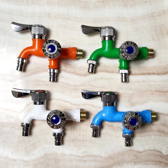 Tap Faucet,Water Tap Universal Dual Water Tap Universal Sink Supplies Faucet Eryue Dual Qisuo Adben Tap Faucet Eryue