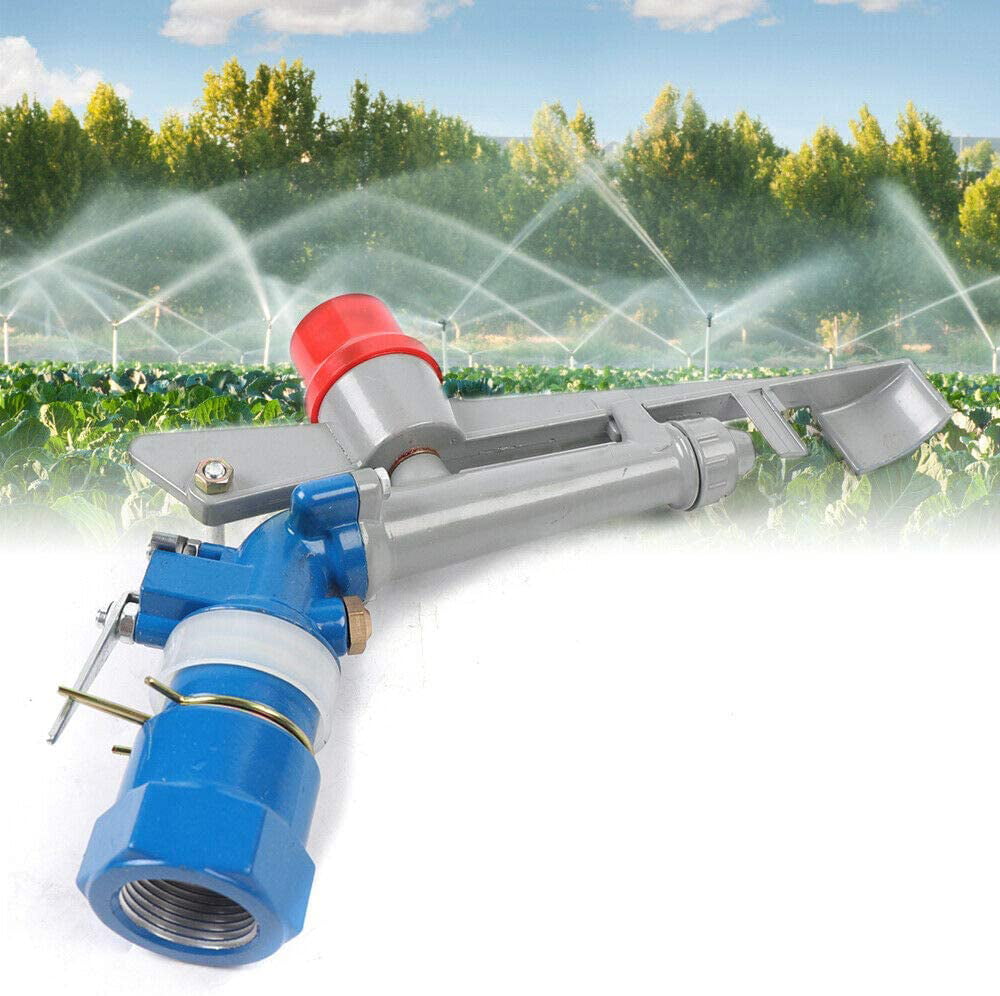 2.5Inch Agricultural Irrigation Gun Lawn Garden Farm Large-area Water Sprinkler 