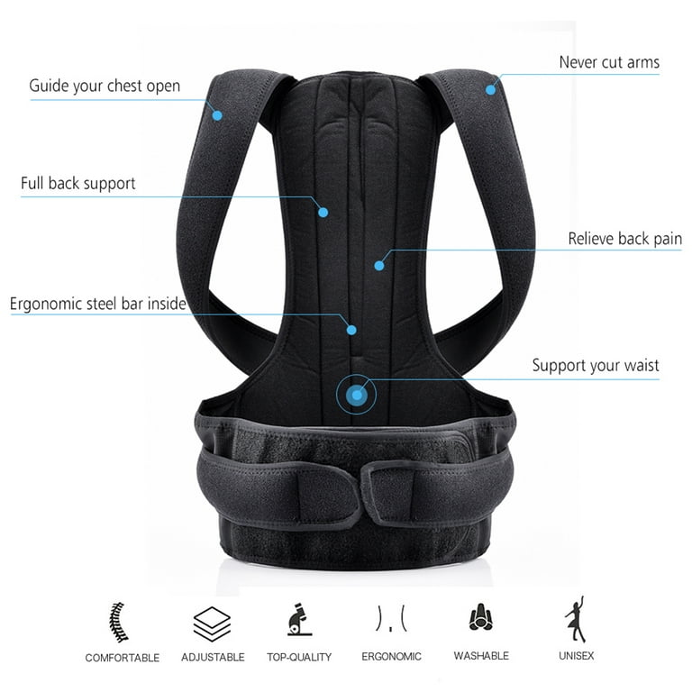 Limei Back Brace Posture Corrector for Women and Men Back Lumbar