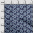 thumbnail image 2 of oneOoneRayonBlueFabricAsianBlockFabricForSewingPrintedCraftFabricByTheYard56InchWide, 2 of 4