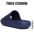 thumbnail image 6 of Litfun Cloud Slide Sandals for Women Men Summer Shower Shoes Soft Pillow Slippers Arch Support Beach Slides, Dark Blue, 6 of 8