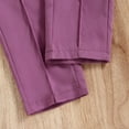 thumbnail image 6 of Sngxgn Girls 2 Piece Outfits Tracksuit Clothes Sweatsuit Ruffle Pullover Sweatshirt Sweatpants Clothing Sets(Purple,110), 6 of 9