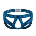 thumbnail image 2 of HKEJIAOI Mens Jockstrap G-String O-Ring Stretch Underwear for Men Low Rise Underpants, Blue S, 2 of 3