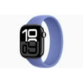thumbnail image 1 of Restored Apple Watch Series 10 GPS + Cellular 46mm Jet Black Aluminium Case with Periwinkle Solo Loop - Medium Band (Refurbished), 1 of 5