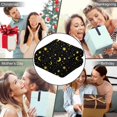 thumbnail image 5 of Wearable Blanket,Black Star Moon Pattern Hooded Wearable Sherpa Blanket for Adults & Teens,Winter Poncho Shawl Wrap Cape Thick Warm,60"x80", 5 of 5
