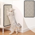thumbnail image 1 of Boho Sisal - Alfombrilla rascador para gatos con tiras adhesivas (protector contra arañazos para alfombras, sofá, pared, muebles de esquina), duradera y resistente a los desprendimientos (13 x 21, 1 of 7