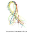 thumbnail image 2 of Soimiss 200Pcs PVC Cord Assorted Color Craft Trim Cord for DIY Bracelets and Keyrings, 2 of 7