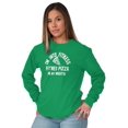 thumbnail image 3 of Fitness This Pizza Foodie Gym Workout Long Sleeve TShirt Men Women Brisco Brands L, 3 of 6