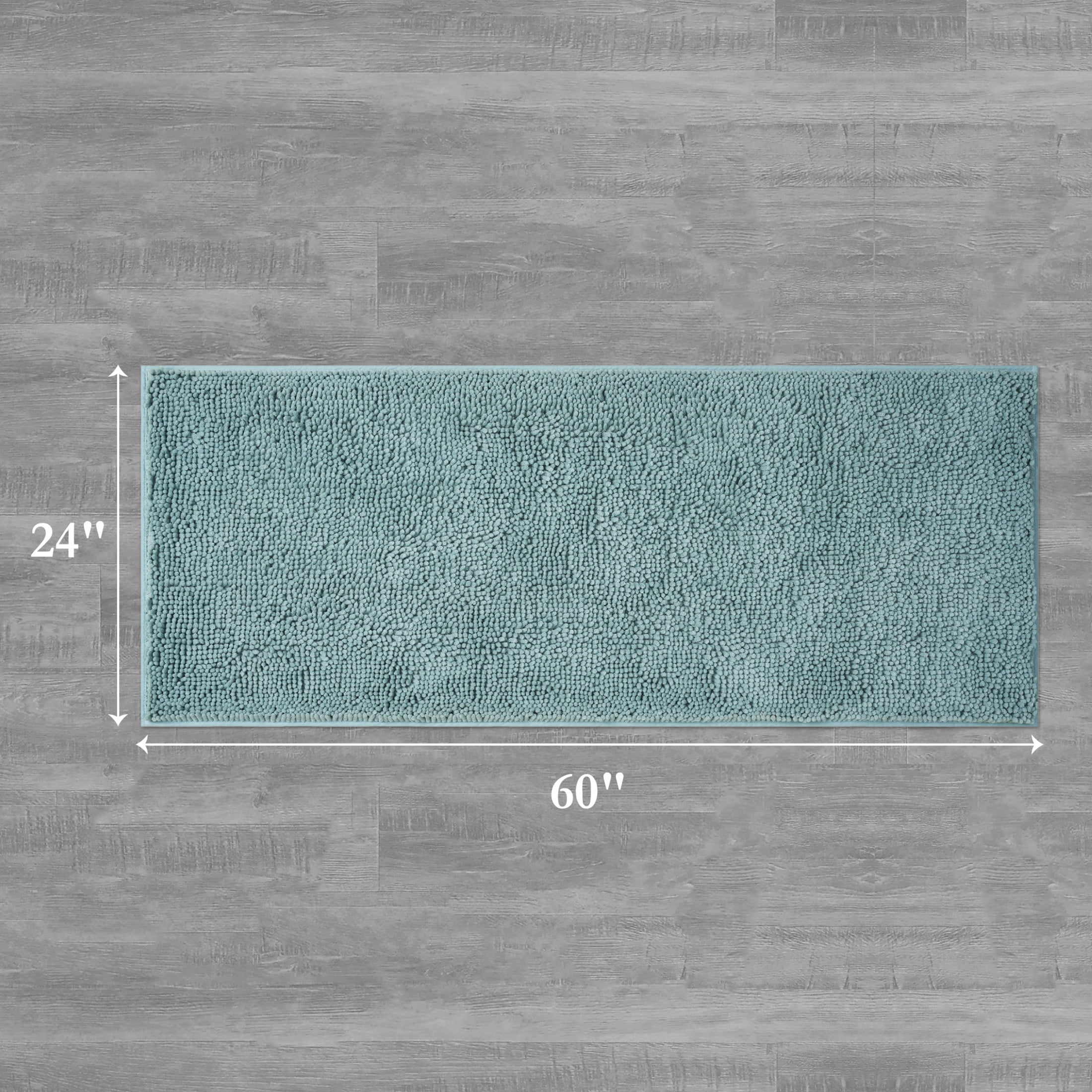 Resort Collection Chenille Plush Loop Bath Mats