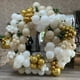 thumbnail image 4 of White Sand Gold Balloon Garland Arch Kit, 150pcs Pearl White Chrome Gold Boho Neutral Globos de látex para bodas Baby Shower Fiesta de cumpleaños Decoraciones Zefei Wu 1327533067799, 4 of 5