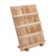 thumbnail image 3 of Expositor de pendientes de madera, práctico soporte para tarjetas de pendientes, expositor de joyas 4 niveles, 3 of 9