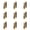 Orange丨9 Pack, variant on zhonghuaying 1 Pack Voltage Tester Pen, 90-1000V AC Electrical Detector with Light and Sound Alerts