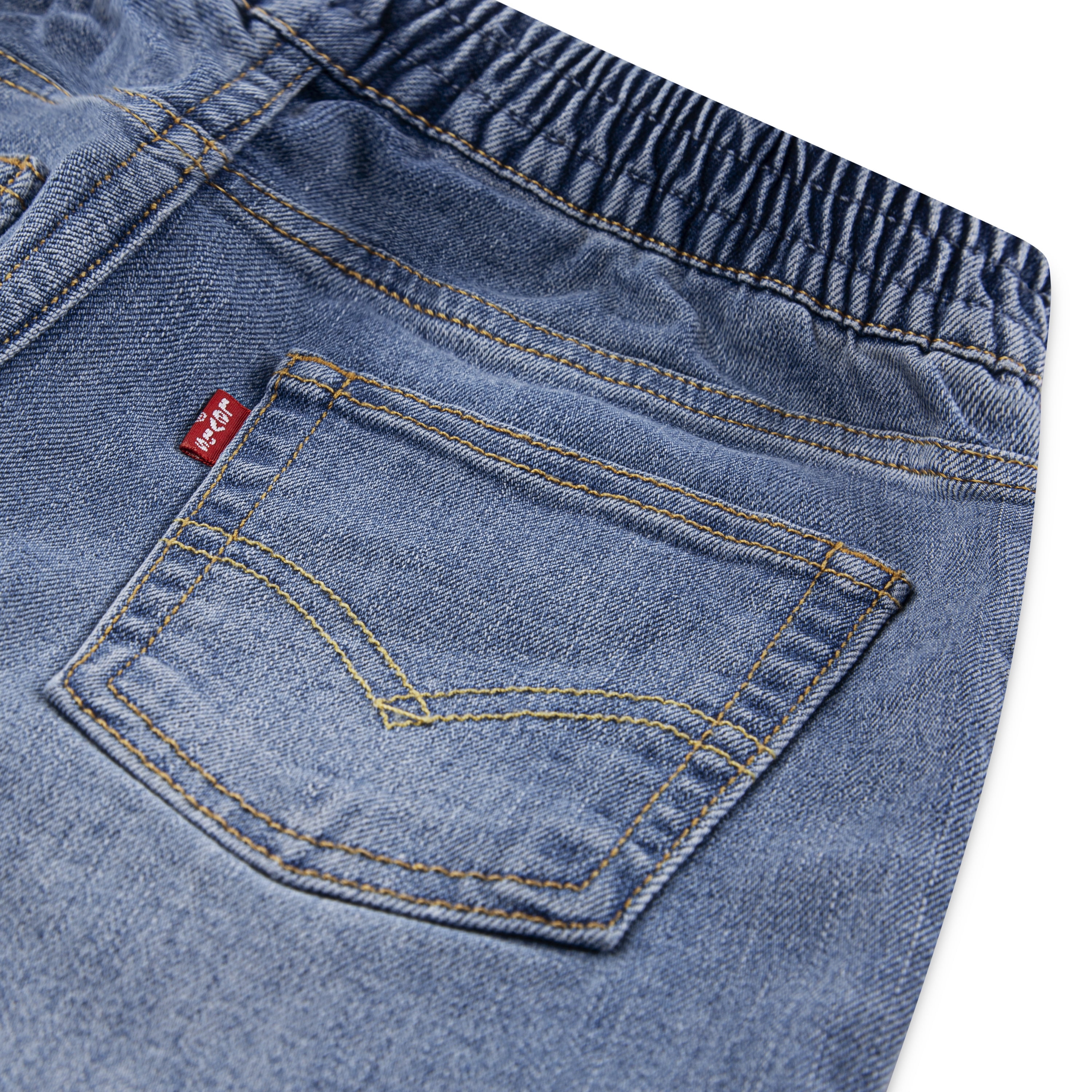 Levi's Boys Western Logo Print Shirt & Denim Short Set, Sizes 4-7