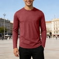 thumbnail image 2 of SUYIDA Men's UPF Sun Protection Top, Long Sleeve Breathable Casual Tee, Outdoor Athletic Performance Shirt, 2 of 5