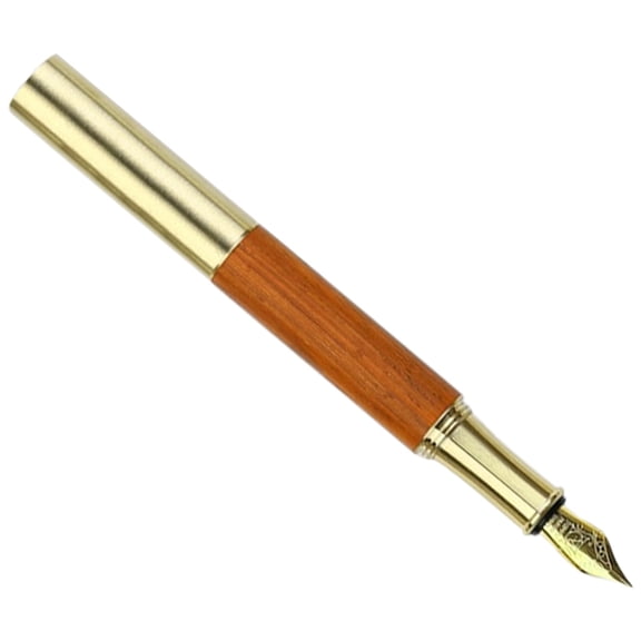 Toyvian Vintage Calligraphy Pen Multi Color Wood Metal Compact Easy to Carry