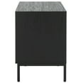 thumbnail image 6 of SAFAVIEH Lylia 2 Drawer Nightstand, Black/Black Legs/Gold Handle (22.1 in. W x 15.7 in. D x 22.8 in. H), 6 of 13