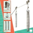 thumbnail image 4 of Rad Sportz Overhead Kayak Hoist with 125lb Capacity for 12ft Ceilings, Gray, 4 of 8