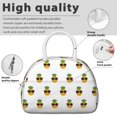 thumbnail image 4 of Pineapple Lover Lunch Bag Women – Cute Fruit Print Lunch Box with Leakproof Lining, Reusable Thermal Tote for Work, Picnic, Fitness, School or Hawaiian Summer Vibes, 4 of 6