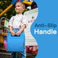 thumbnail image 3 of JETech Kids Case for iPad 10.2-Inch (9th/8th/7th Generation, 2021/2020/2019) with Built-in Screen Protector, Shockproof Full-Body Handle Stand Tablet Protective Cover (Blue), 3 of 7