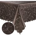 thumbnail image 1 of FFIY Waterproof Vinyl Tablecloth, Round Heavy Duty Table Cloth, Wipeable Table Cover for Kitchen and Dining Room (Beige, 60" Round), 1 of 7