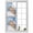 Blue, variant on Window Privacy Film Funny Elephant Stained Glass Window Film Decorative Sun Block Window Cover Cute Art Modern Lovely Animals on Showering Window Clings Static Sticker for Bathroom 29.5"x118"