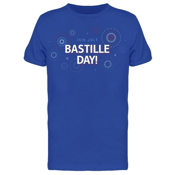 Bastille Day Design T-Shirt Men -Image by Shutterstock, Male Large