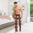 thumbnail image 6 of FORMRS Mens Pajama Pants with Pockets Cotton Sleepwear Lounge Bottoms Sizes S-2XL, Star Spangled Squares, 6 of 7