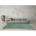 thumbnail image 3 of Ahgly Company Indoor Rectangle Abstract Light Blue Modern Area Rugs, 4' x 6', 3 of 4