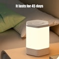thumbnail image 4 of Boovnll Desk Lamp Led Night Light Rechargeable Lighting Three Color Light Bedroom Sleeping Desk Eye Protection Bedside Table Lamp, 4 of 6