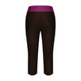 thumbnail image 7 of FAIWAD Womens Capri Legging Slim Workout Yoga Pants with Pockets High Waisted Stretch Seven Point Trousers (Medium, Multicolor), 7 of 7