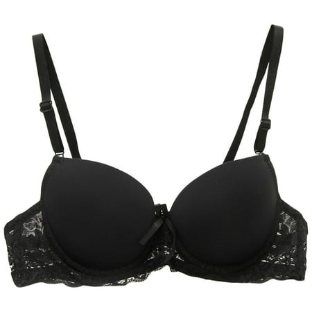 

sebtyili women s small chest glossy bra lace bra cute thin underwear gather bra small chest show big bra