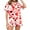 Style 3, variant on Pajamas for Women Set Short Sleeve Button Down Shirts and Shorts Valentine‘s Day Print 2 Piece Lounge Sets Cozy Womens Pj Set