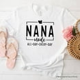 thumbnail image 6 of Nana Mode T-Shirt, All Day Every Day White and Black Tee Gift for Grandma, 6 of 8