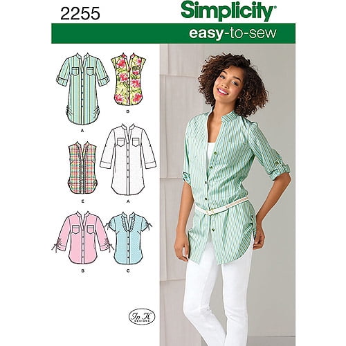 Simplicity Plus Size 14-22 Tops & Vests Pattern, 1 Each - Walmart.com