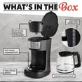 thumbnail image 3 of Cafetera Gourmia para 12 tazas One-Touch, Keep Warm, 3 of 4