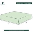 thumbnail image 3 of Chunyi Premium Upholstery Sofa Cushion Foam White Replacement Couch Cushions (H3*W24*L24), 3 of 6