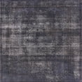 thumbnail image 1 of Ahgly Company Indoor Square Mid-Century Modern Black Eel Black Oriental Area Rugs, 4' Square, 1 of 6