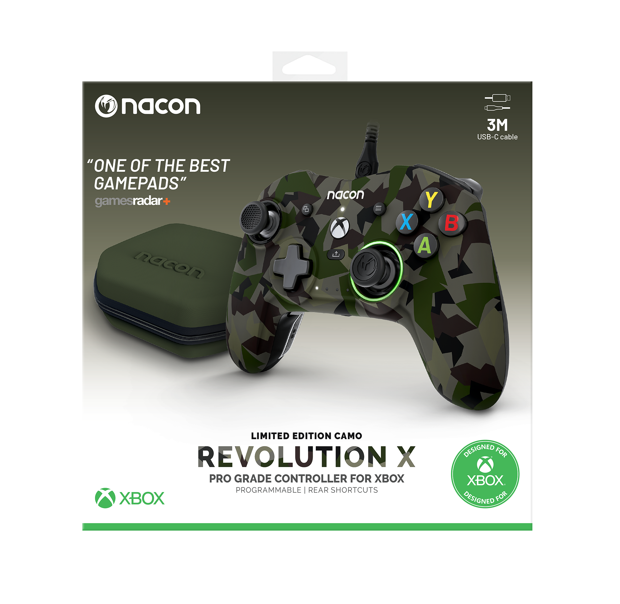 NACON REVOLUTION X CONTROLLER FIELD CAMO – XBOX SERIES X|S AND XBOX ONE