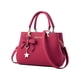 thumbnail image 5 of Bolso de mano para mujer, tipo bandolera, con asa superior, de gran capacidad Rojo, 5 of 9