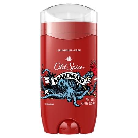 (4 pack) (4 Pack) Old Spice Wild Collection Krakengärd Scent Deodorant for Men, 3 oz