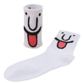 thumbnail image 3 of Calcetines de Emoticonos VentDepot MXMJW-001 1 Par Blanco, 3 of 4