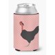 thumbnail image 1 of "Treasures Naked Neck Pink Check Decorative Can Hugger, Multicolor" Caroline's Treasures BB7839CC, 1 of 1