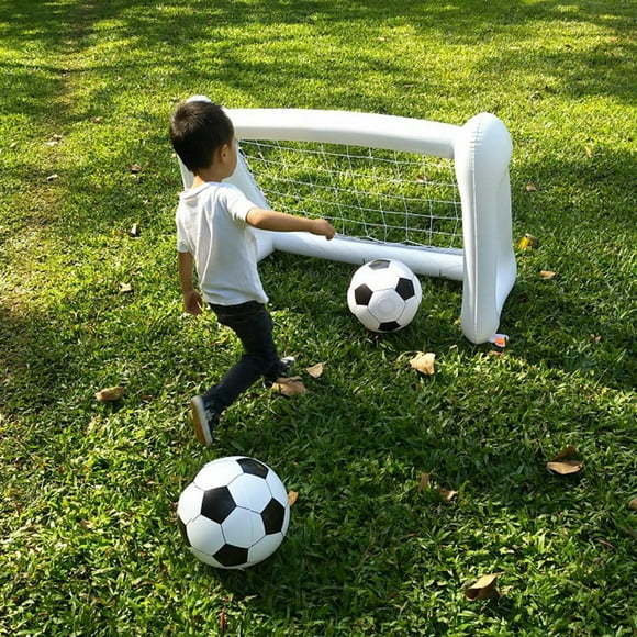 UPGRATOR 1Set Sport Toy Football Door Inflatable Soccer Goal For Kids Portable PVC Material For Indoor And Outdoor