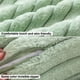 thumbnail image 3 of 2 piezas de doble cara de piel sintética de felpa decoración abrazar funda de almohada sofá dormitorio con rayas borrosas funda de almohada suave funda de cojín, 3 of 5
